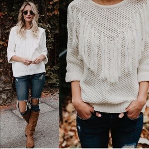 Vici tassel sweater